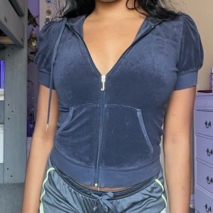 Juicy couture short-sleeved hoodie